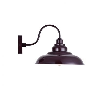 Burgundy Wall Light