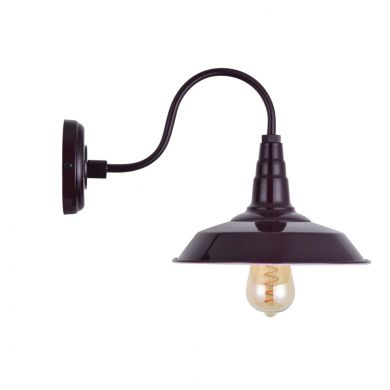 Burgundy Wall Light