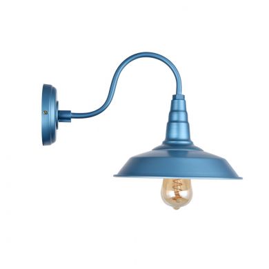 Argyll Industrial Wall Light Aston Blue