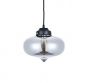 Soho Lighting Goslett Smoked Blown Glass Fish Bowl Pendant Light
