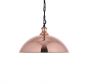 Rose gold pendant light