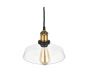 Romilly Step Clear Glass Breakfast Bar Pendant Light - Soho Lighting