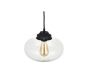 Soho Lighting Goslett Clear Blown Glass Fish Bowl Pendant Light