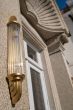 Soho Lighting Sheraton Lacquered Antique Brass Art Deco Style Wall Light