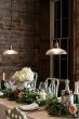 Romilly Dome Etched Glass French Style Bedroom Pendant Light - Soho Lighting