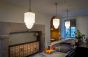 Soho Lighting Glasshouse Polished Brass Opal Art Deco Schoolhouse Hallway Pendant Light
