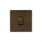 Soho Lighting Vintage Brass 1 Gang 20 Amp Switch