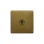 Soho Lighting Old Brass 1 Gang 2 Way Toggle Switch