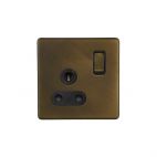 Soho Lighting Vintage Brass 5 Amp Light Socket with Switch