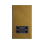 Soho Lighting Old Brass 1 Gang Shaver Socket