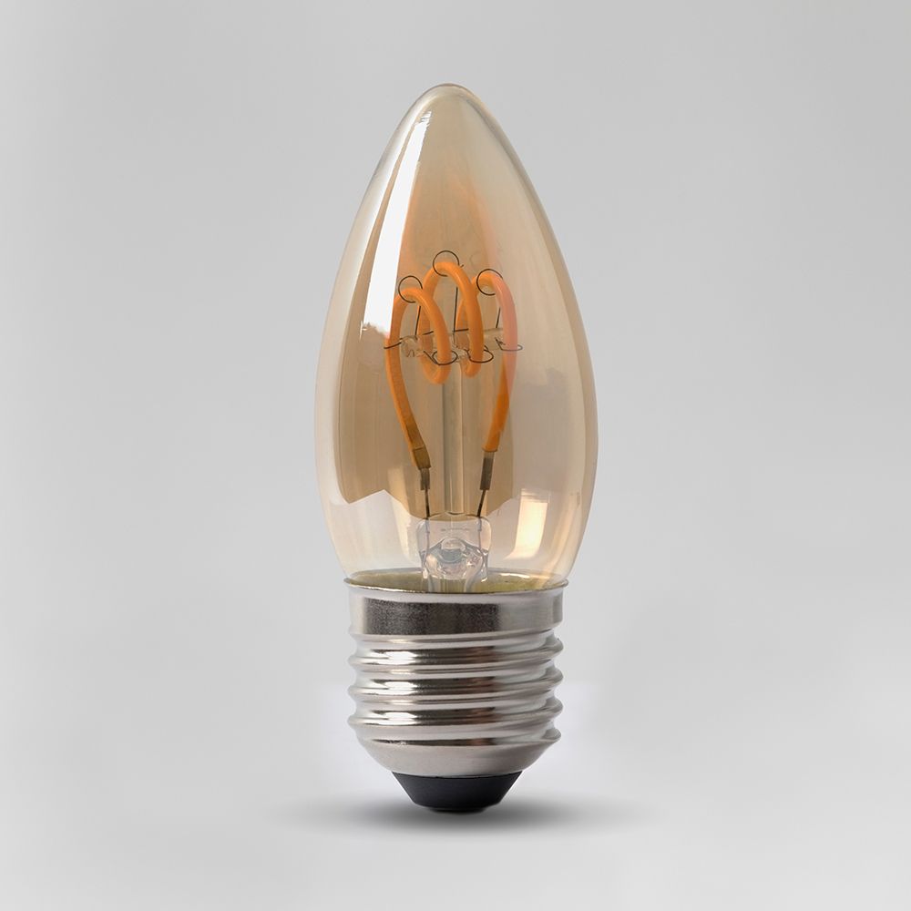 Vintage E14 Candle LED Bulb Filament Antique Industrial Edison Light E27 B22 UK