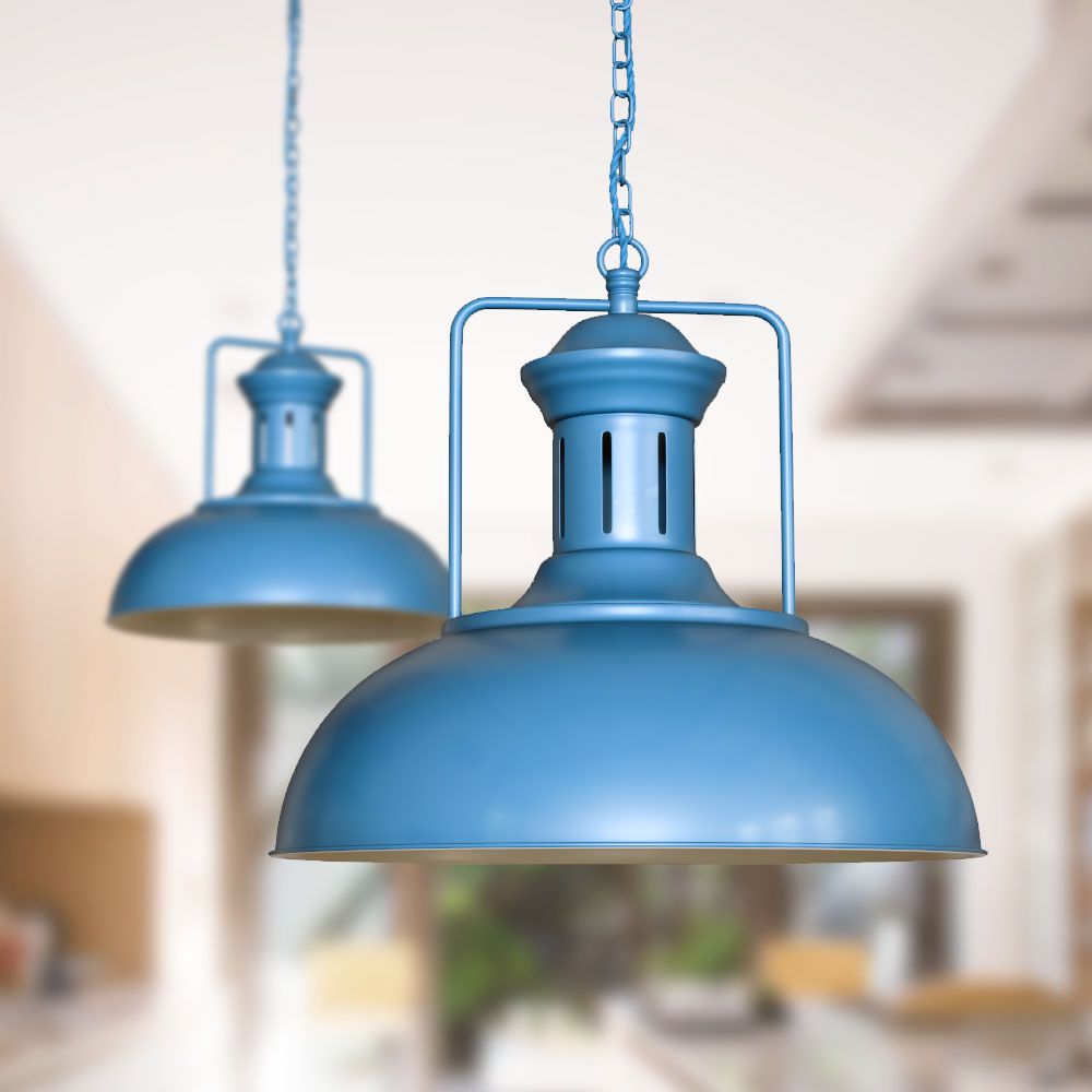 Blue Kitchen Island Pendant Light Regent Vintage Kitchen Pendant