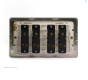 Soho Fusion Matt Black & White 10A 4 Gang 2 Way Switch Screwless