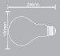 4W E27 Vintage Edison PS42 Large LED Light Bulb 1800K T-Spiral Filament Dimmable ES High CRI