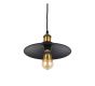 Denman Flat Vintage Industrial Edison  Pendant - Soho Lighting