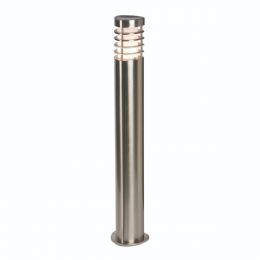 Saxby Bliss IP44 10.5W Warm White Steel Bollard Light