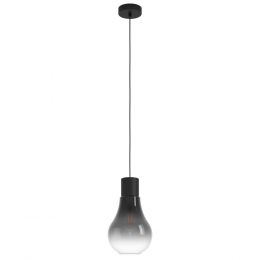 Eglo CHASELY Black OmbrÃ© Lightbulb Shaped Pendant Light