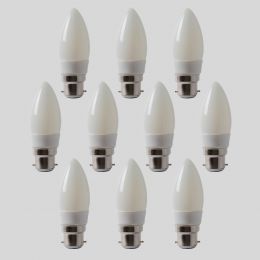 4w B22 4100K Opal Dimmable with white plastic