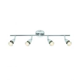 Saxby Amalfi 4 Light chrome 35W Spotlight Bar