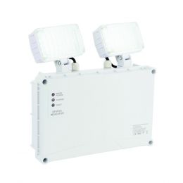 Saxby Sight ENM 3W IP65 Daylight White Outdoor Twin Spotlight