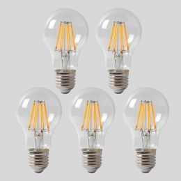 8w E27 3000K Transparent Dimmable