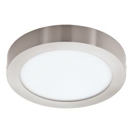 EGO Lighting Neoteric Small Nickel Round Ceiling Light