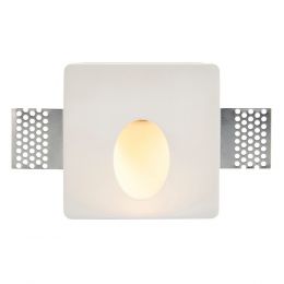 Saxby Zeke Square 1.5W Warm White LED Wall Light
