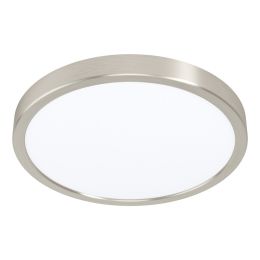 EGO Lighting Neoteric Medium Nickel Round Ceiling Light