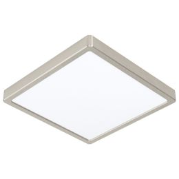EGO Lighting Neoteric Medium Nickel Deep Square Ceiling Light
