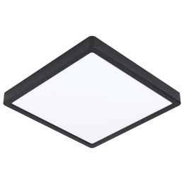 EGO Lighting Neoteric Medium Black Deep Square Ceiling Light