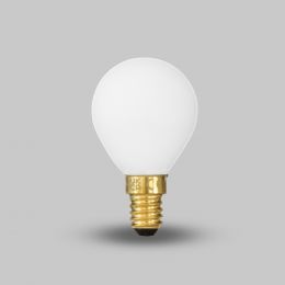 Soho Lighting 4W 2800K Warm White E14 Matt White G45 Golfball Dimmable LED Bulb