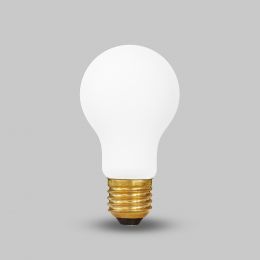 Soho Lighting 8W 2800K Warm White E27 Matt White GLS Dimmable LED Bulb