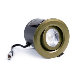 Soho Lighting Bronze 3K Warm White Tiltable LED Downlights, Fire Rated, IP44, High CRI, Dimmable