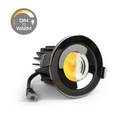 Soho Lighting Black Nickel CCT Dim To Warm LED Downlight Fire Rated IP65