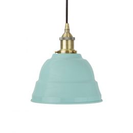 Duck Egg Blue Lincoln Painted Pendant Light