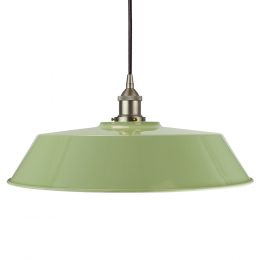 Mint Green Large Chancery Painted Pendant Light