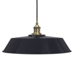 Navy Blue Large Chancery Painted Pendant Light