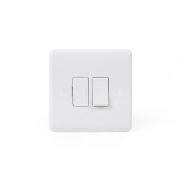 White Plastic 13A Switched Fuse Connection Unit