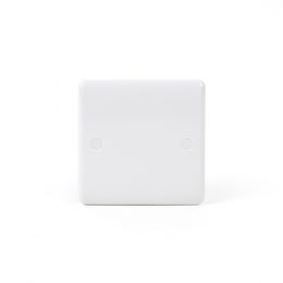 White Blanking Plate | Single 1 Gang 