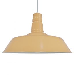 Peach Industrial Pendant Light - Argyll - Soho Lighting