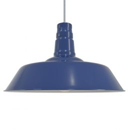 Purple Industrial Pendant Light - Argyll - Soho Lighting