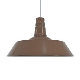 Brown Large Industrial Kitchen Pendant Light - Large Argyll - Soho Lighting