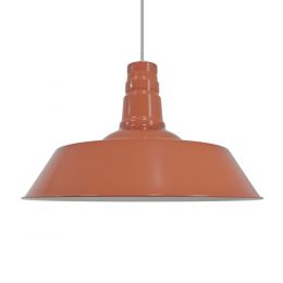 Terracotta Large Industrial Kitchen Pendant Light - Large Argyll - Soho Lighting