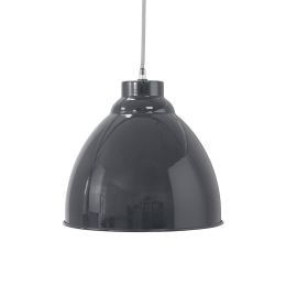 Oxford Vintage Pendant Light Leaden Grey Slate No Chain - Soho Lighting