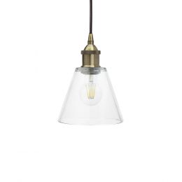 Rosetti Clear Glass Pendant Light