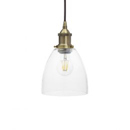Potter Clear Glass Pendant Light