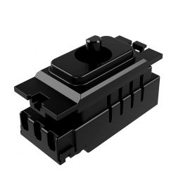 Enkin Black Grid 250W LED Multiway Dimmer Module with Hager Adaptor