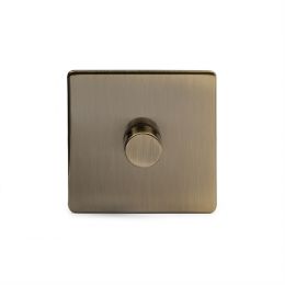 Antique Brass LED Dimmer switch Trailing Edge