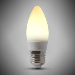 4w E27 4100K Opal Dimmable with white plastic