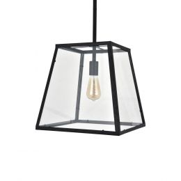 Glass lantern pendant Light